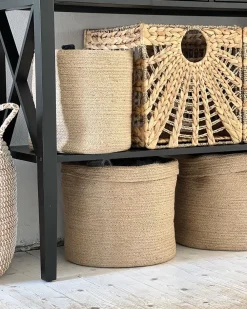 Säilytys<Beliani Juuttikori Hiekanruskea 3 Kpl Artigala