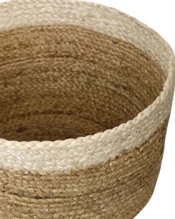 Säilytys<Beliani Juuttikori Luonnonvari/Beige 3 Kpl Tajori