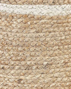 Best Sale Beliani Juuttikori Luonnonvari/Beige 3 Kpl Zhob