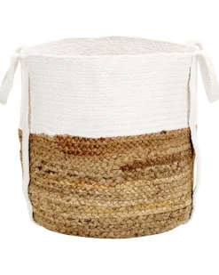 Best Beliani Juuttikori Luonnonvari/Valkoinen 2 Kpl Bellpat