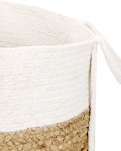 Best Beliani Juuttikori Luonnonvari/Valkoinen 2 Kpl Bellpat