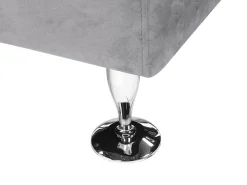 Outlet Beliani Kaareva Vaaleanharmaa 7-Istuttava Samettisohva Rotunde