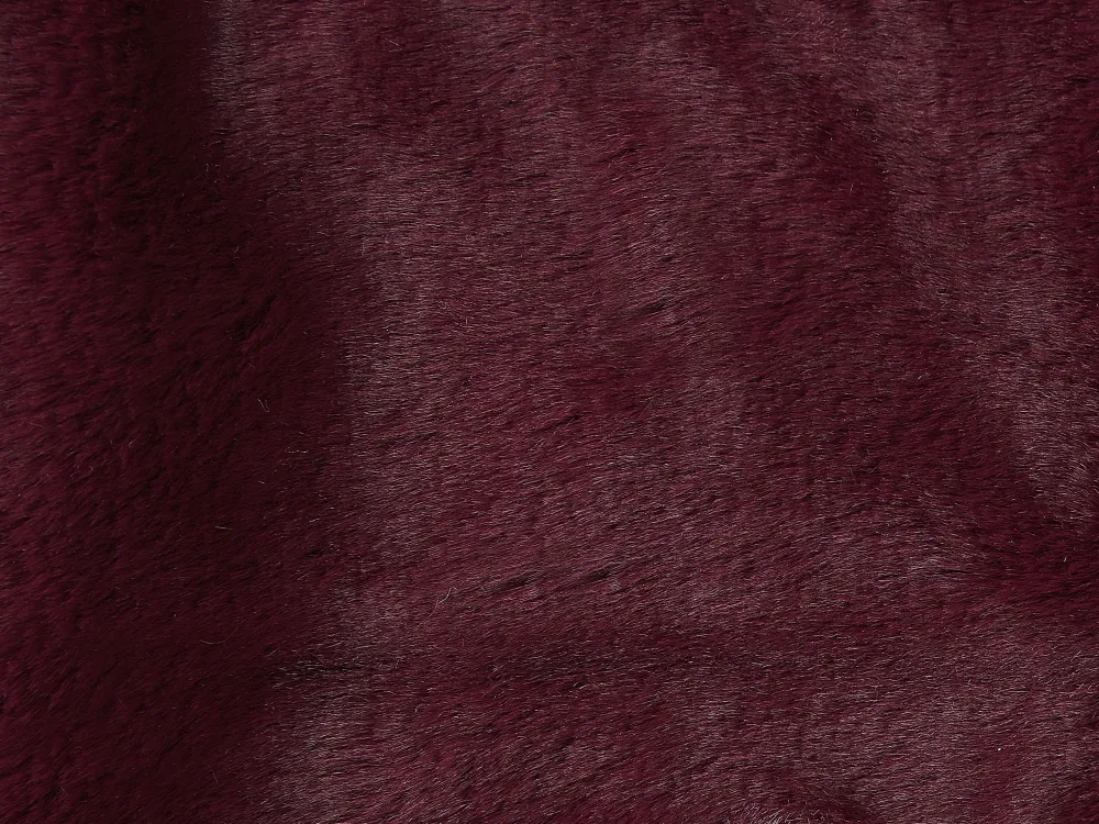 Tekstiilit<Beliani Kaksipuolinen Viininpunainen Huopa 180 X 220 Cm Tantan