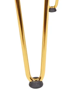 Säilytys<Beliani Kampauspoyta 2 Laatikkoa Led-Peili Jakkara Valkoinen/Kulta Caen