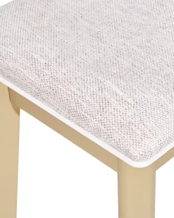 Store Beliani Kampauspoyta 3 Laatikkoa Led-Peili Jakkara Valkoinen/Kulta Rosey