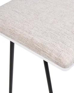 Online Beliani Kampauspoyta 4 Laatikkoa Led-Peili Usb-Portti Jakkara Valkoinen/Musta Soye