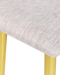 Säilytys<Beliani Kampauspoyta 2 Laatikkoa Led-Peili Jakkara Harmaa/Kulta Surin