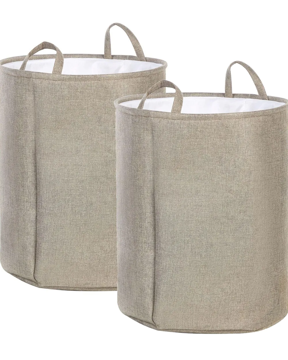 Sale Beliani Kangaskori Beige 2 Kpl Samti