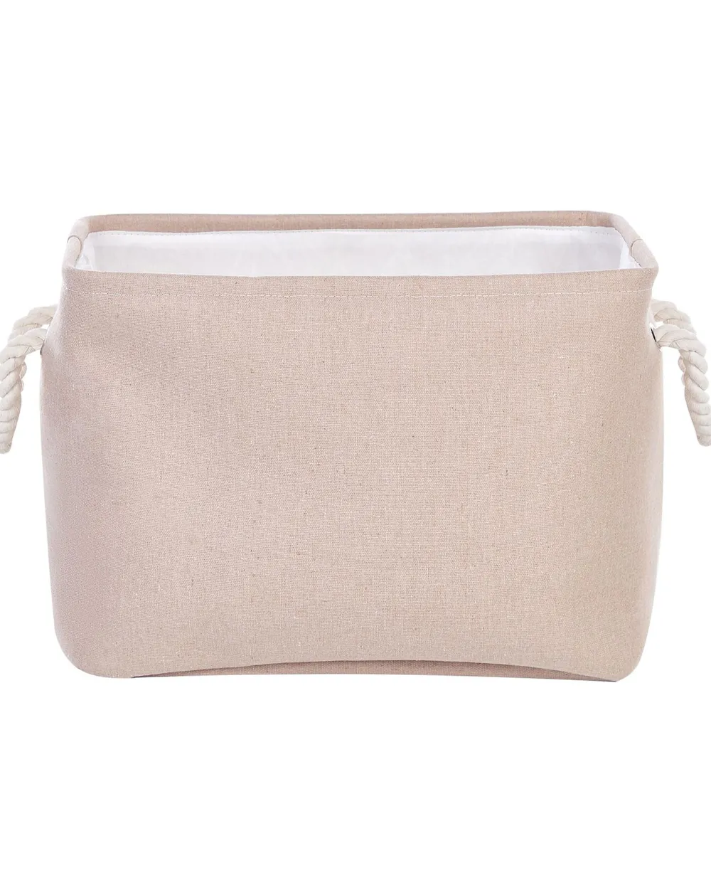 Säilytys<Beliani Kangaskori Ruskeanharmaa 3 Kpl Darqab