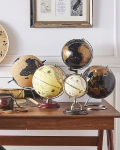 Lastenhuone<Beliani Karttapallo Ruskea/Musta 35 Cm Battuta