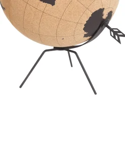 Lastenhuone<Beliani Karttapallo Ruskea/Musta 35 Cm Battuta