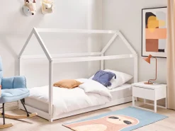 Sängyt<Beliani Katossanky Mantypuu Valkoinen 90 X 200 Cm Tosse