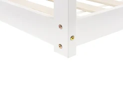 Sängyt<Beliani Katossanky Mantypuu Valkoinen 90 X 200 Cm Tosse