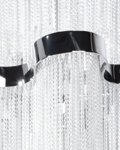 Shop Beliani Kattokruunu 6 Polttimoa Hopea Mucone