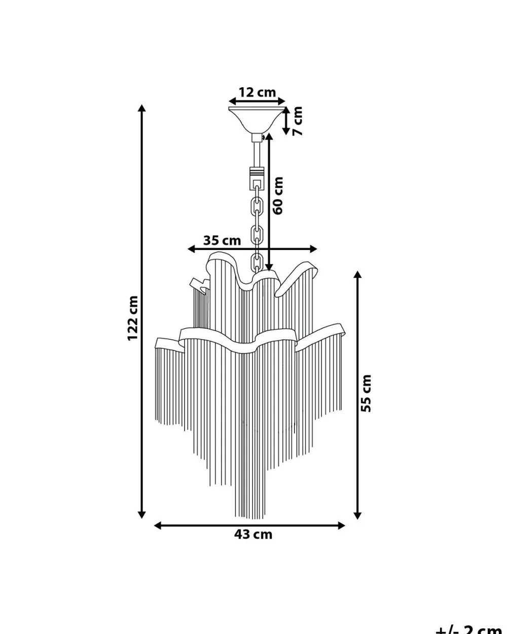 Shop Beliani Kattokruunu 6 Polttimoa Hopea Mucone