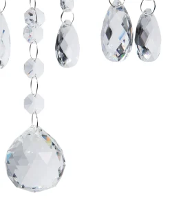 Hot Beliani Kattokruunu 5 Polttimoa Metalli Hopea Locone