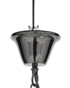 Valaisimet<Beliani Kattokruunu 8 Polttimoa Metalli Musta Teesta