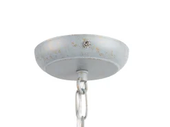 Sale Beliani Kattokruunu 3 Polttimoa Rauta Harmaa Isen