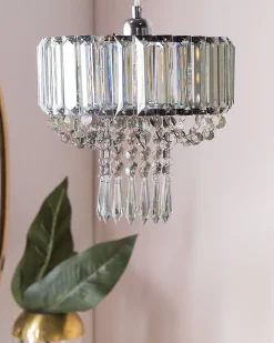 Valaisimet<Beliani Kattokruunu Rauta Vaaleanharmaa Adorn