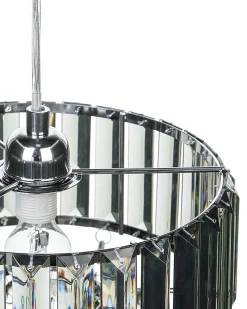 Valaisimet<Beliani Kattokruunu Rauta Vaaleanharmaa Adorn