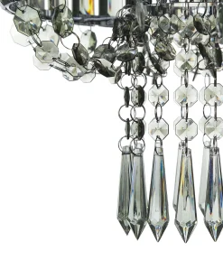 Valaisimet<Beliani Kattokruunu Rauta Vaaleanharmaa Adorn