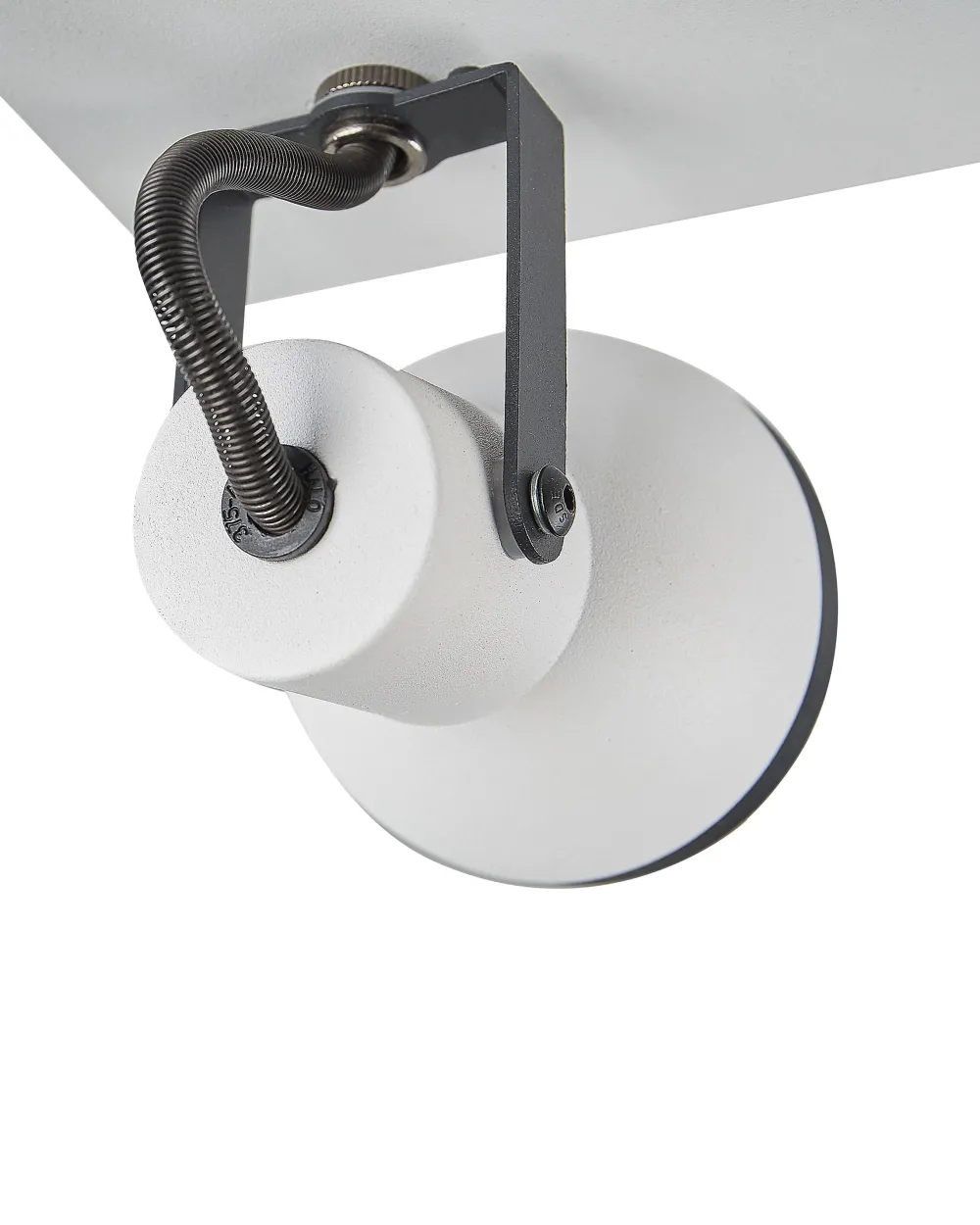 Valaisimet<Beliani Kattovalaisin 3 Polttimoa Rauta Valkoinen/Musta Baro