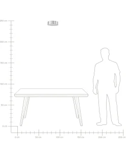 Valaisimet<Beliani Kattovalaisin 3 Polttimoa Polypuuvilla Hopea Rena