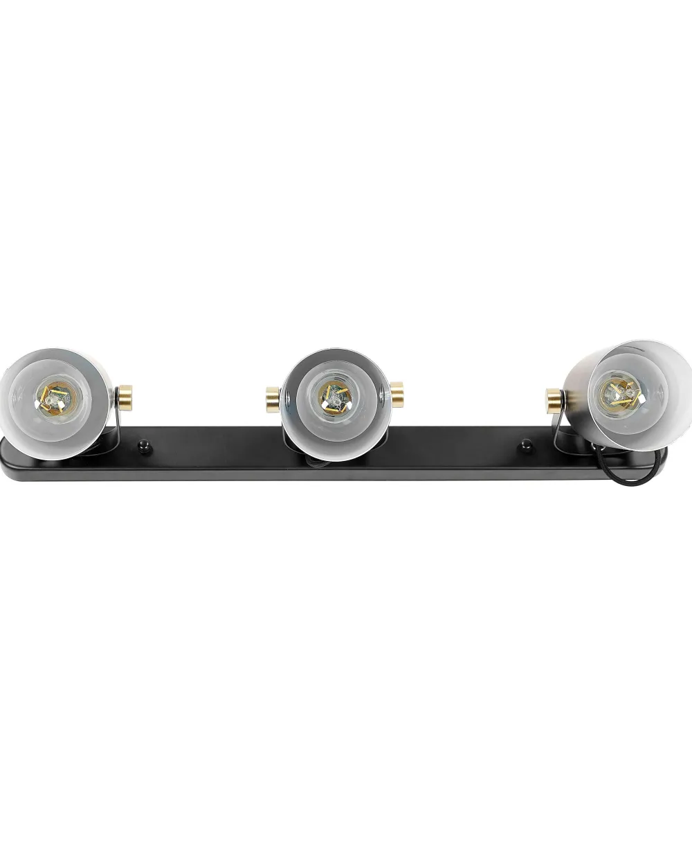 Cheap Beliani Kattovalaisin 3 Polttimoa Metalli Musta Tyria