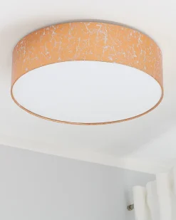 Valaisimet<Beliani Kattovalaisin 3 Polttimoa Polypuuvilla Kupari Rena