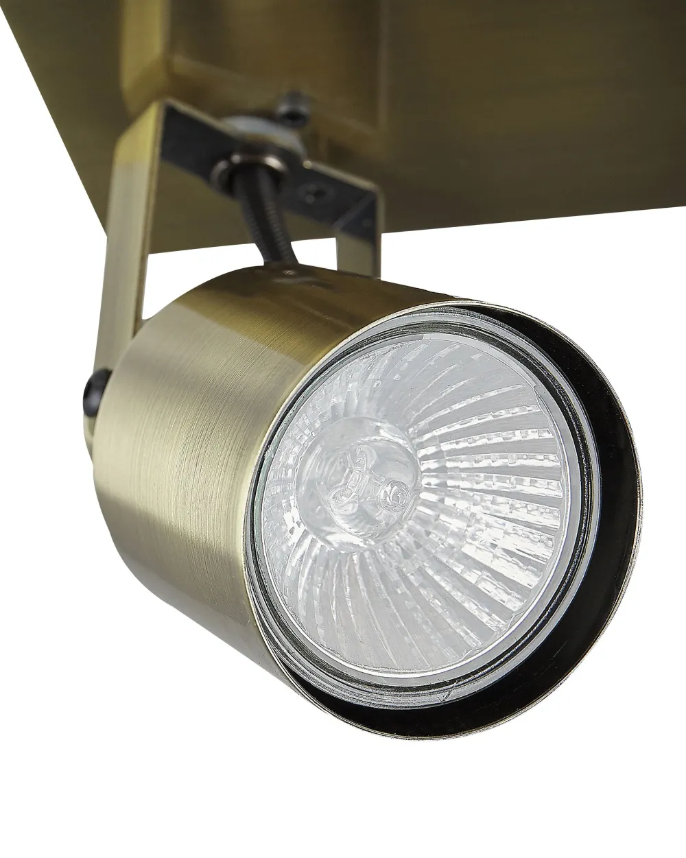 Valaisimet<Beliani Kattovalaisin 4 Polttimoa Rauta Messinki Bonte