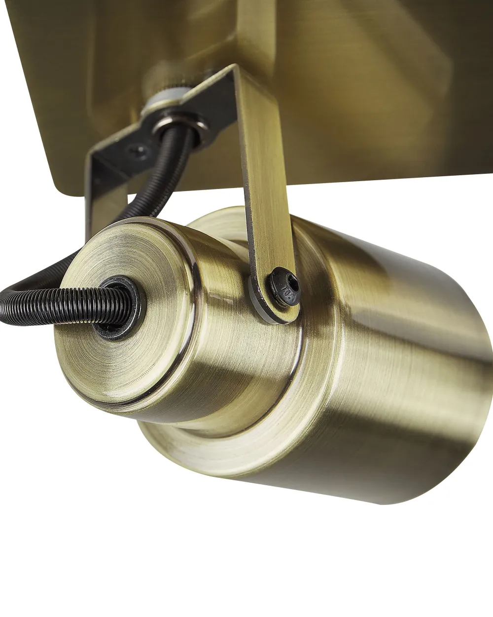 Valaisimet<Beliani Kattovalaisin 4 Polttimoa Rauta Messinki Bonte