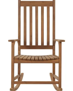 Tuolit<Beliani Keinutuoli Akaasia Vaalea Puu Bojano