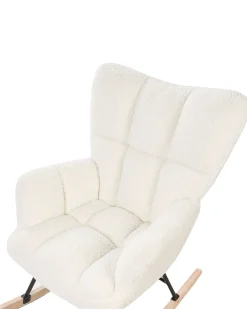 Fashion Beliani Keinutuoli Buklee Valkoinen Oulu