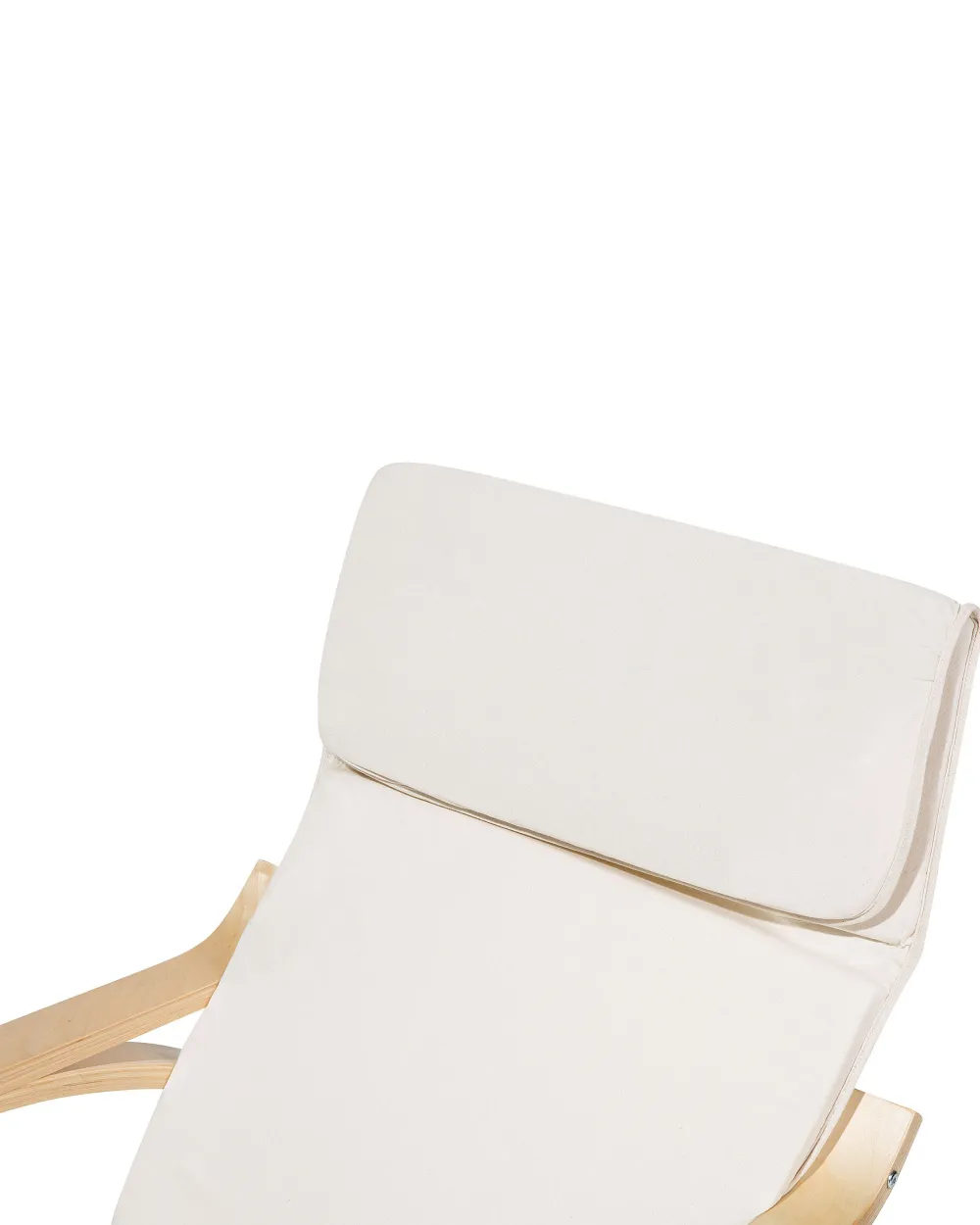 Tuolit<Beliani Keinutuoli Kangas Kermanvalkoinen Weston