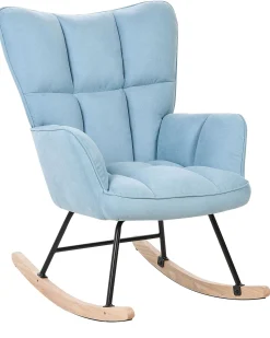 Shop Beliani Keinutuoli Kangas Sininen Oulu