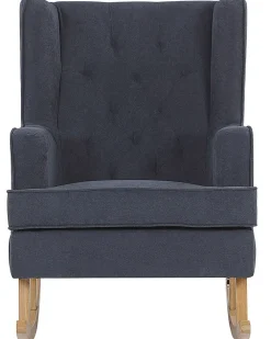 Tuolit<Beliani Keinutuoli Kangas Tummanharmaa Trondheim Ii