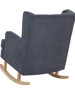 Tuolit<Beliani Keinutuoli Kangas Tummanharmaa Trondheim Ii