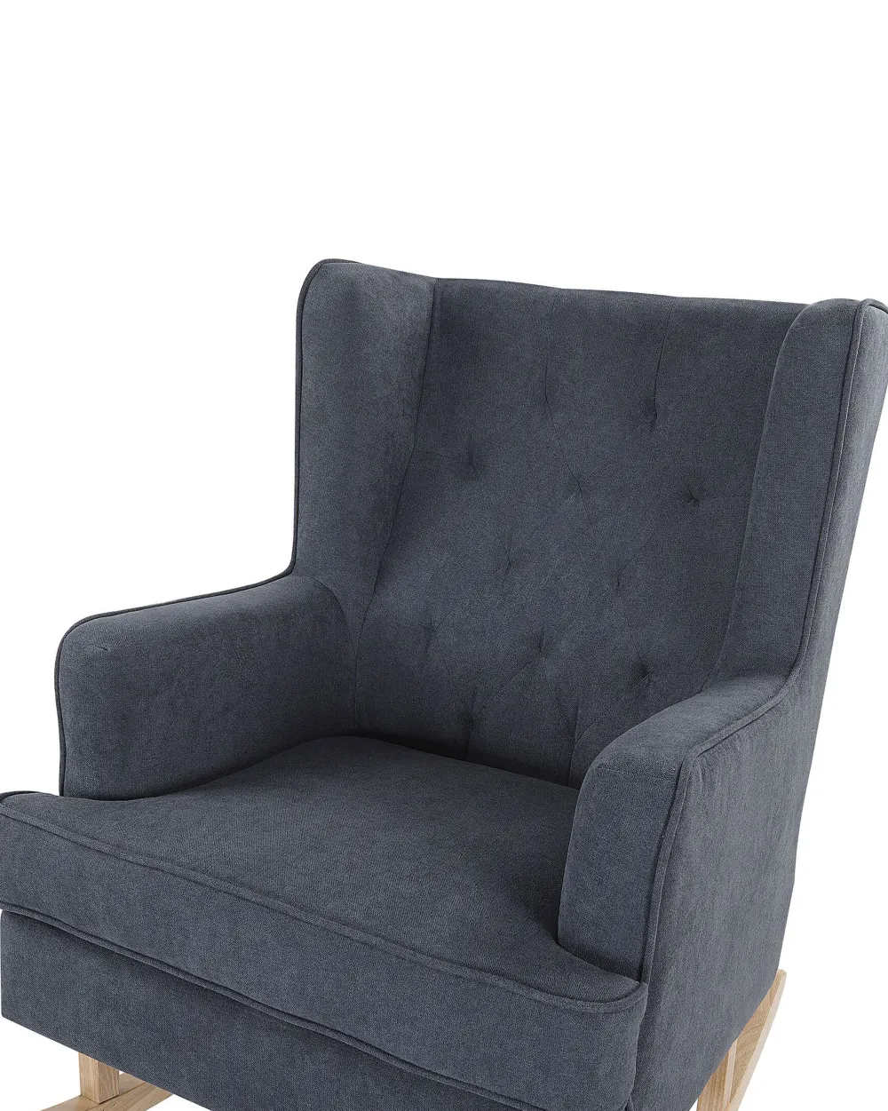 Tuolit<Beliani Keinutuoli Kangas Tummanharmaa Trondheim Ii