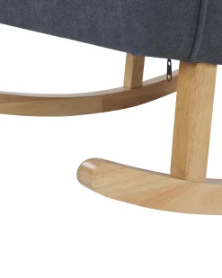 Tuolit<Beliani Keinutuoli Kangas Tummanharmaa Trondheim Ii