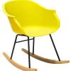 Best Sale Beliani Keinutuoli Muovi Keltainen Harmony
