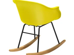 Best Sale Beliani Keinutuoli Muovi Keltainen Harmony