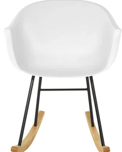 Tuolit<Beliani Keinutuoli Muovi Valkoinen Harmony