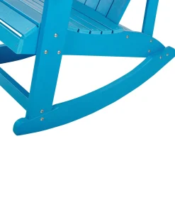 Online Beliani Keinutuoli Muovipuu Sininen Adirondack