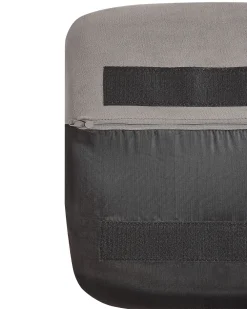 Nojatuolit<Beliani Keinutuoli Sametti Harmaa Liarum