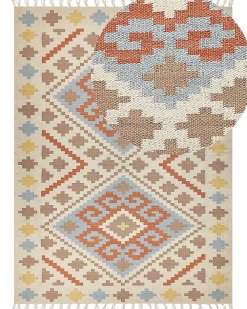 Matot<Beliani Kelim-Matto Puuvilla Monivarinen 160 X 230 Cm Atan
