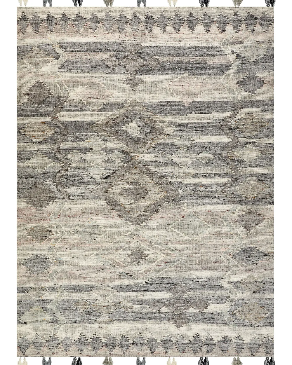 Cheap Beliani Kelim-Matto Villa Harmaa 160 X 230 Cm Aratashen