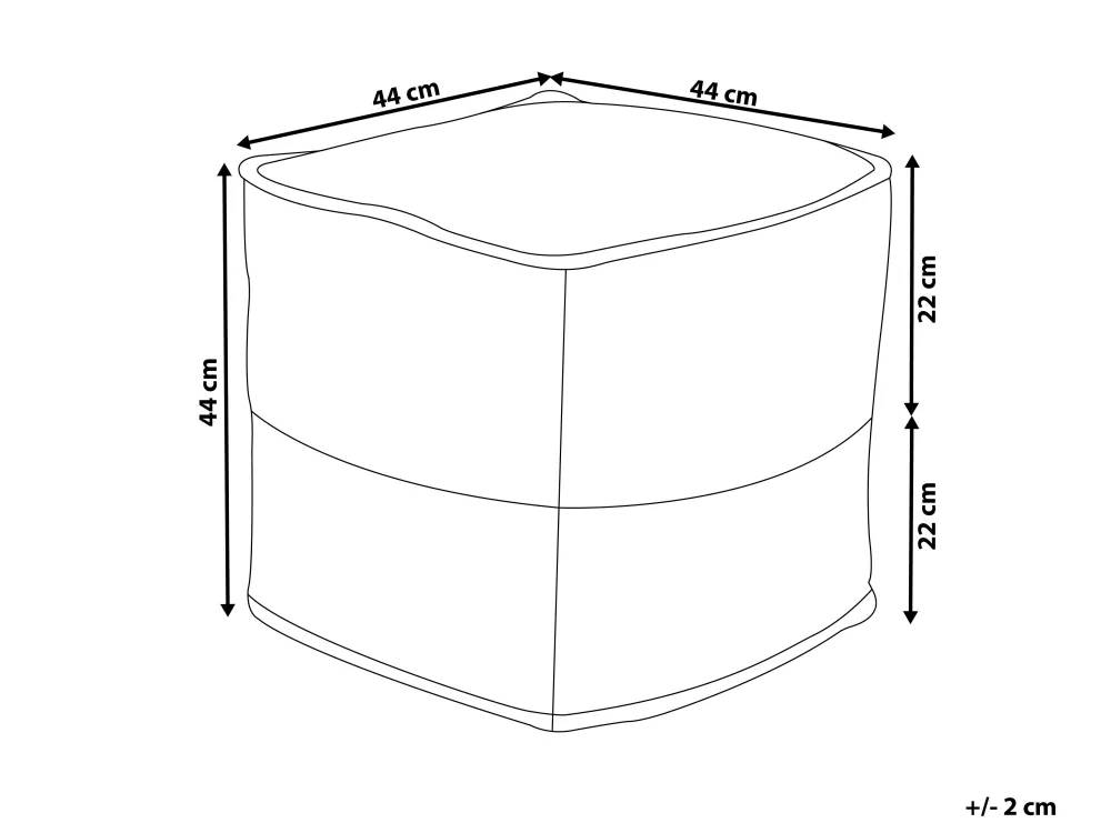 Hot Beliani Keltainen Juuttirahi 44 X 44 Cm Kirama