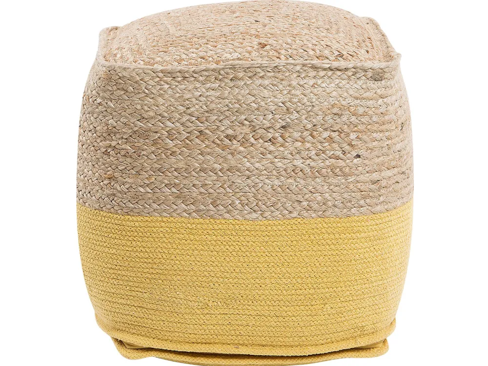 Hot Beliani Keltainen Juuttirahi 44 X 44 Cm Kirama