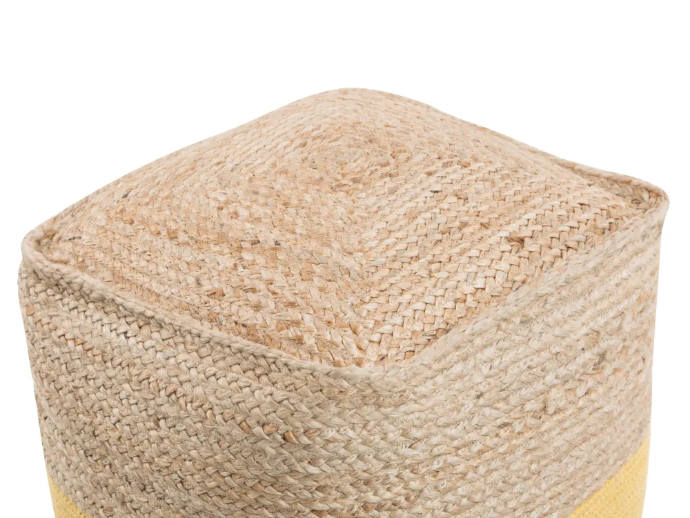 Hot Beliani Keltainen Juuttirahi 44 X 44 Cm Kirama