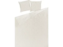 Tekstiilit<Beliani Kermanvalkoinen Kohokuvioitu Paivapeittosetti 160 X 220 Rudkhan
